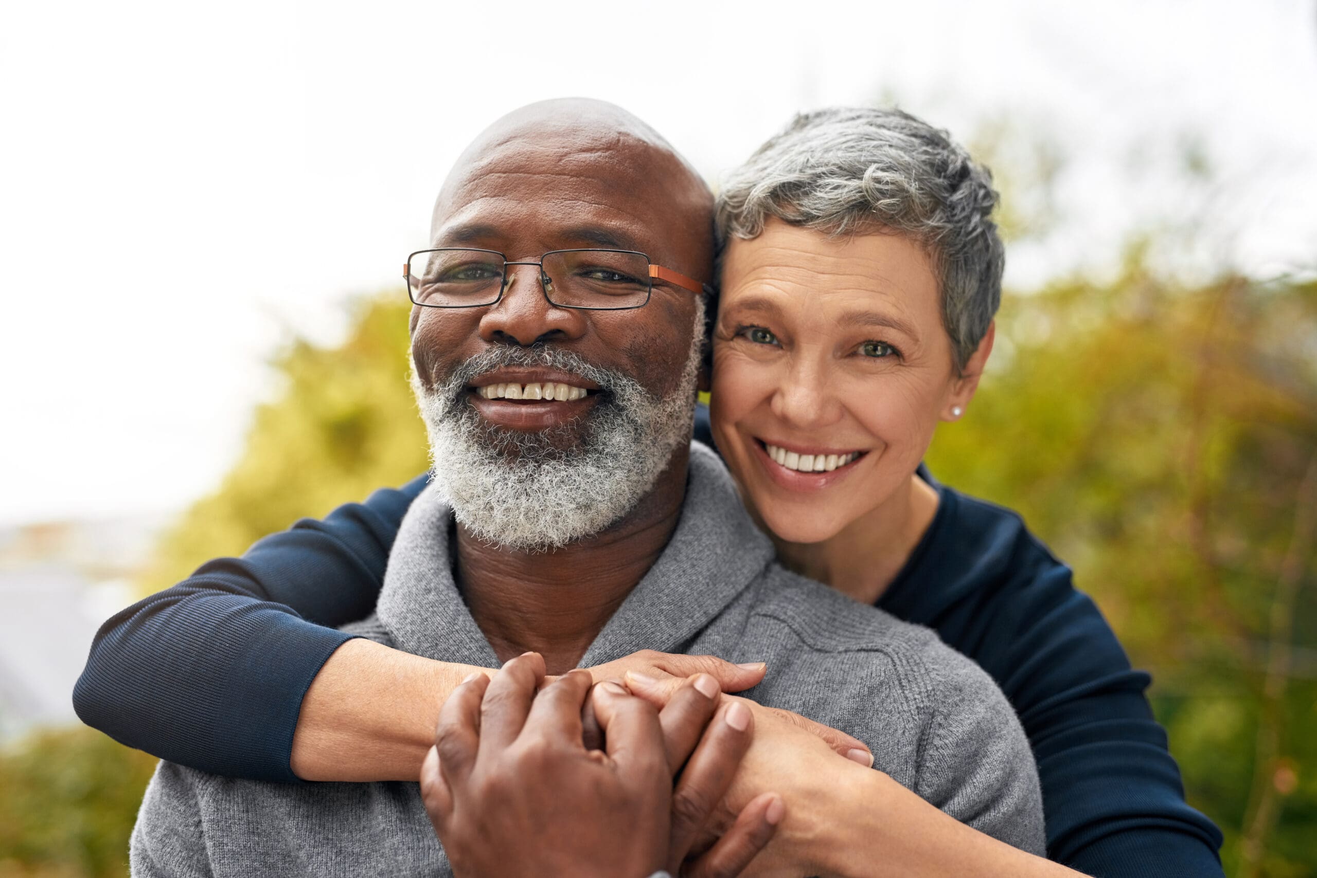 Cropped portrait of an affectionate senior couple enjoying some quality time in the park.